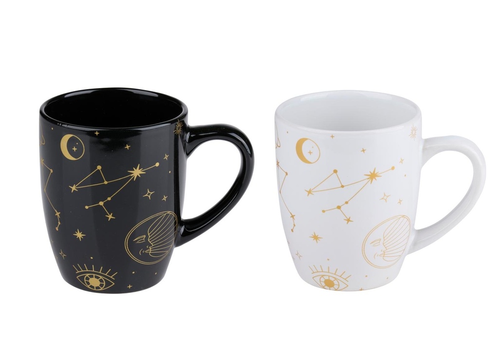 Mug 310ml with Moon and Stars Design