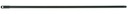 Broom Handle with screw-fit 120cm Black