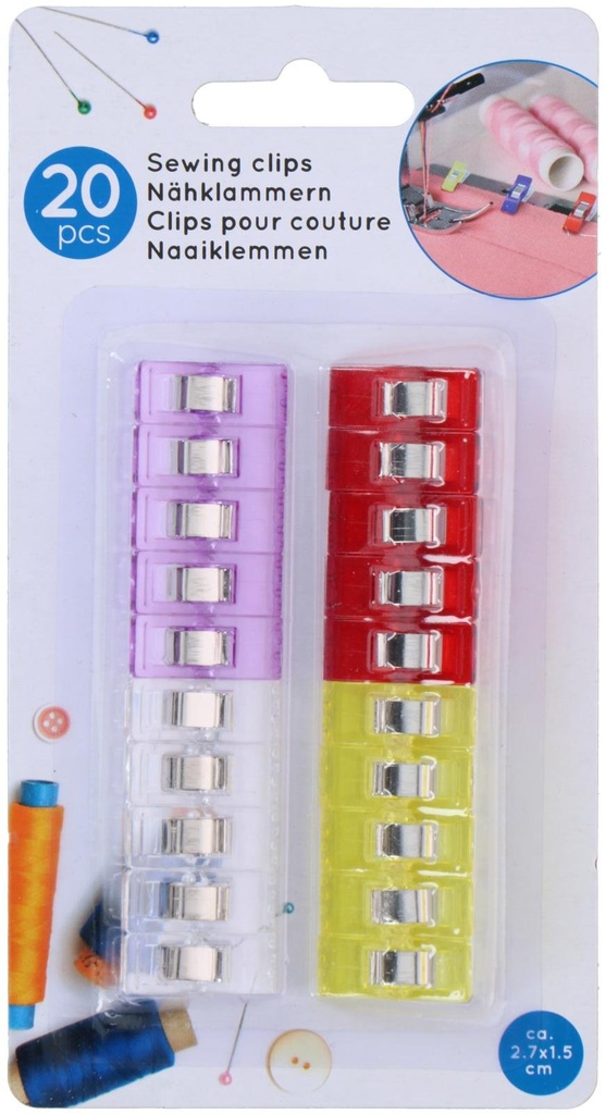 Sewing Clips 2.7x1.5x1cm