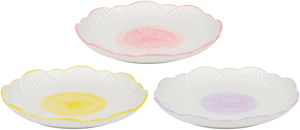 [871125230582] Flower Shaped Dessert Plate Ø20.3cm