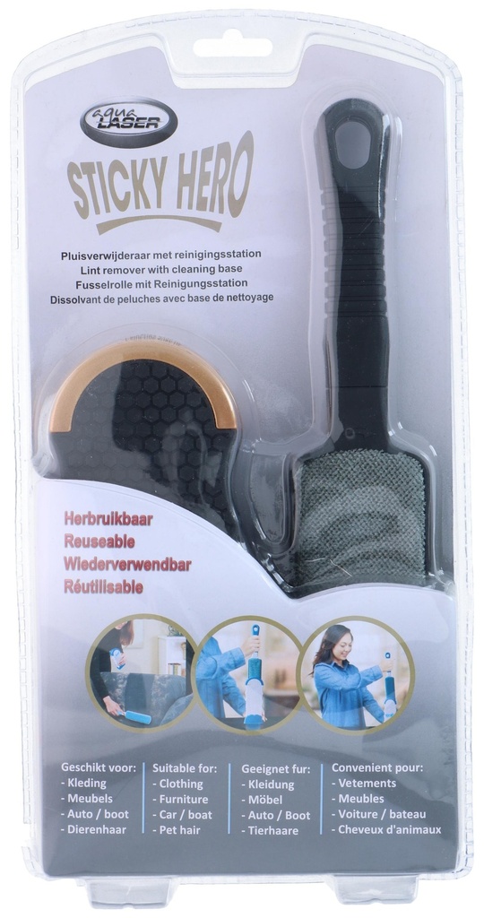 Lint Remover with Cleaning Base