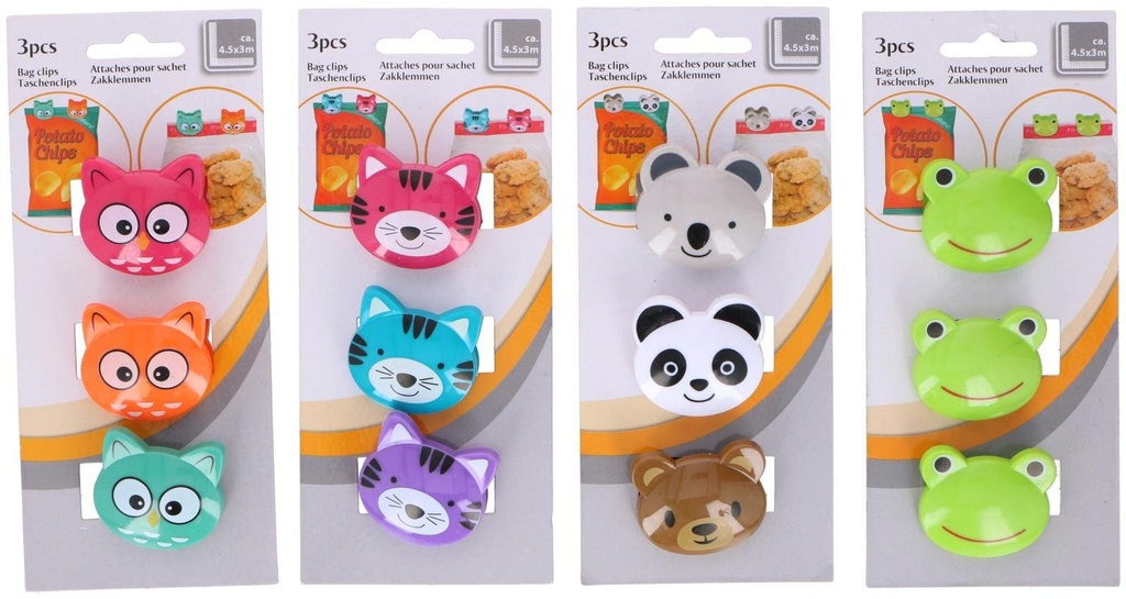 Bag Clips Animal Design