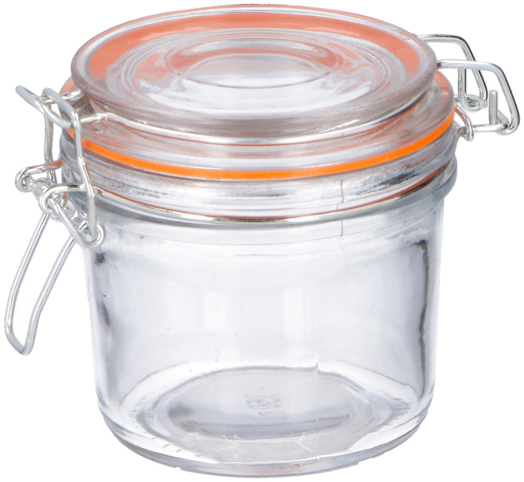 Storage Jar Ø10x10cm 350ml with Clip Lid
