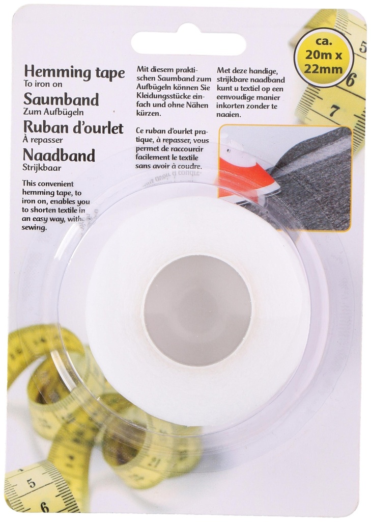 [871125205897] Iron-on Hemming Tape 20mx22mm