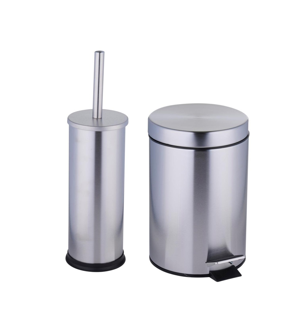 Pedal Bin 3L with Toilet Brush Matt
