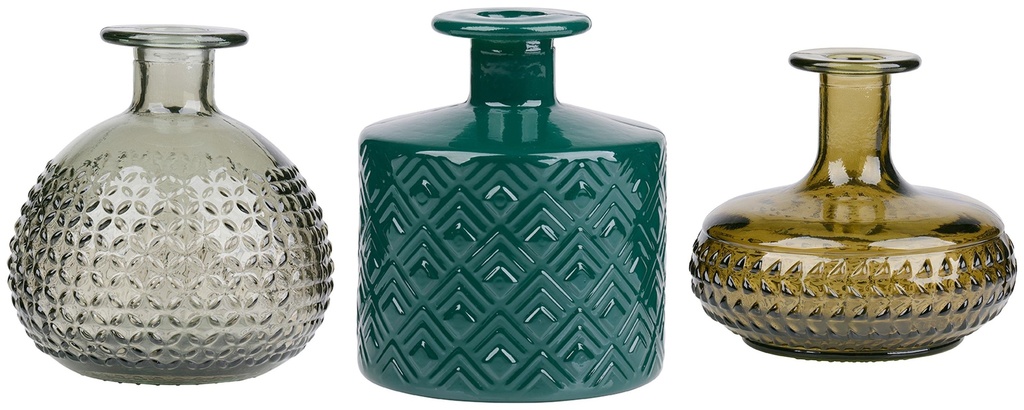 [871125233181] Glass Vase Ø13xh12cm