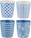 Mug 200ml Ø7.7xh8.3cm Blue Pattern