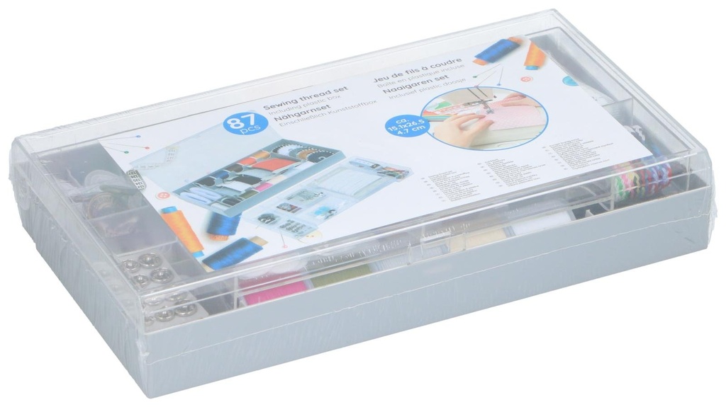 Sewing Thread Set With Storage Box