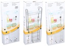 Storage Trolley with 3 Baskets 40x25.5x64cm