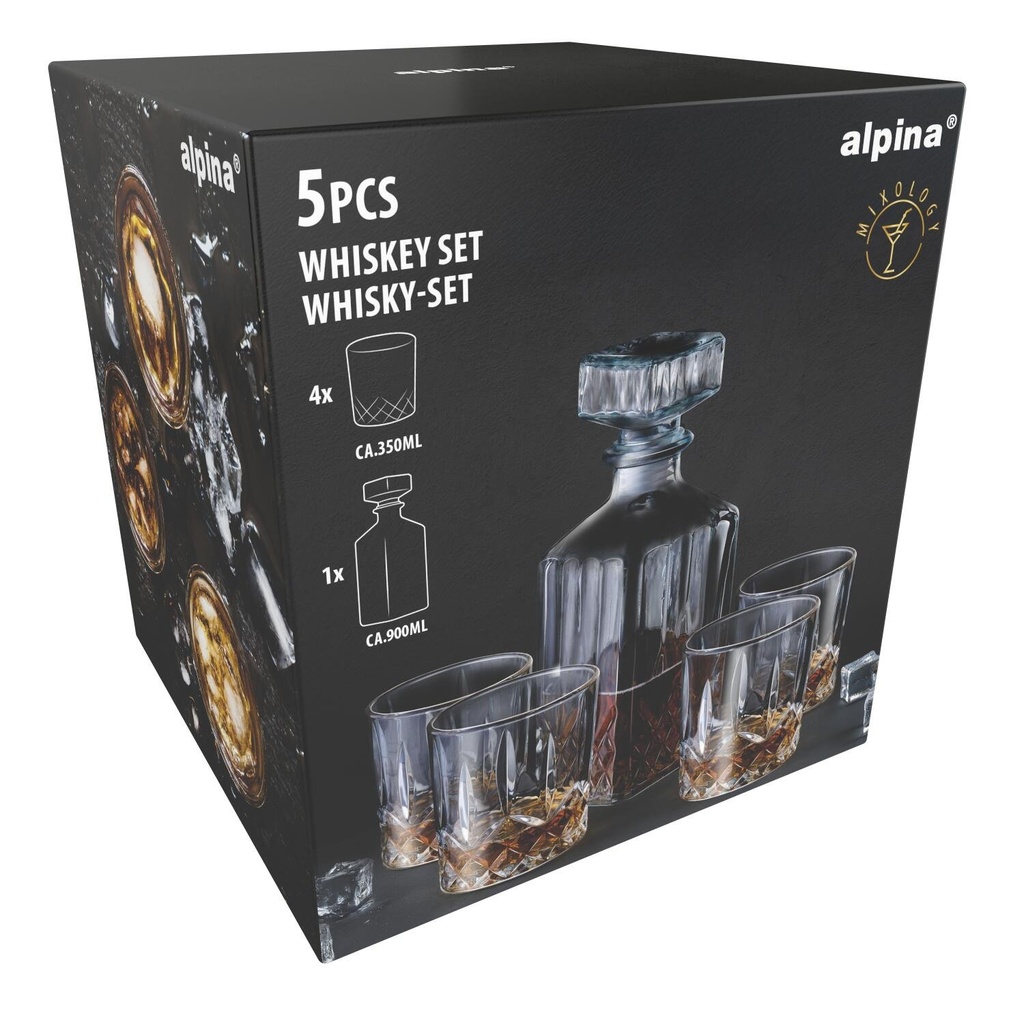 Whiskey Set Decanter and Glasses
