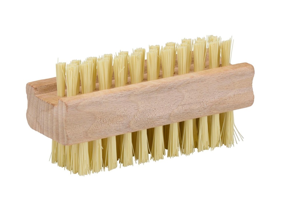 [871125255633] Wooden Nail Brush 10x3.7x5cm