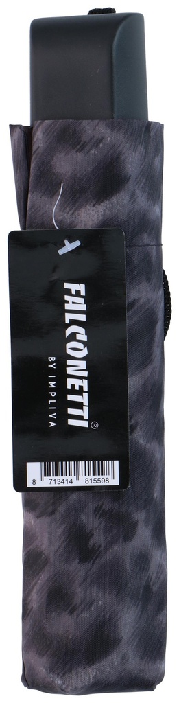 Compact foldable umbrella with print