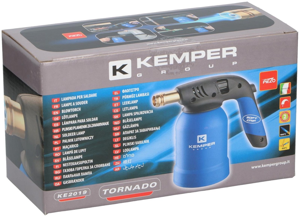 Gas Burner With Piezo Ignition