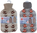 Hot Water Bottle 1.7L with Knit Cover