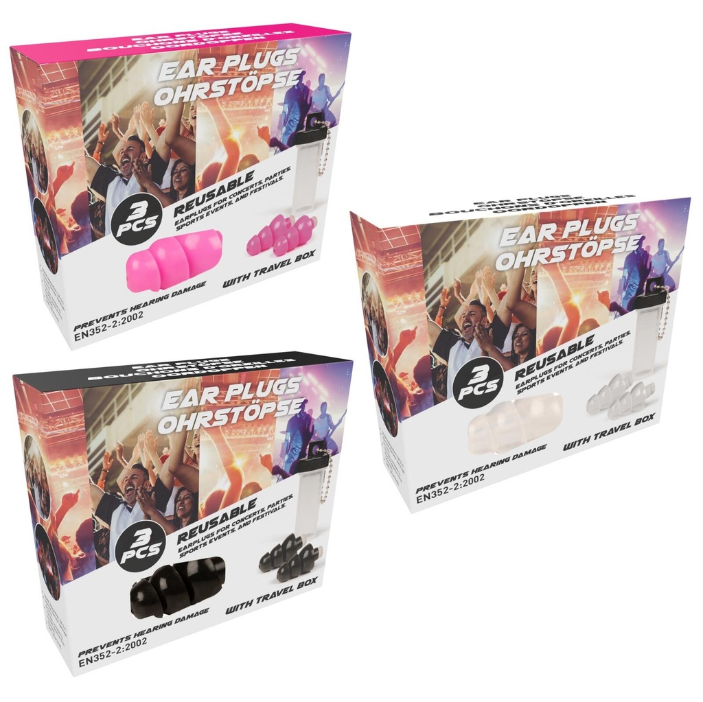 Ear Plugs With Storage Box