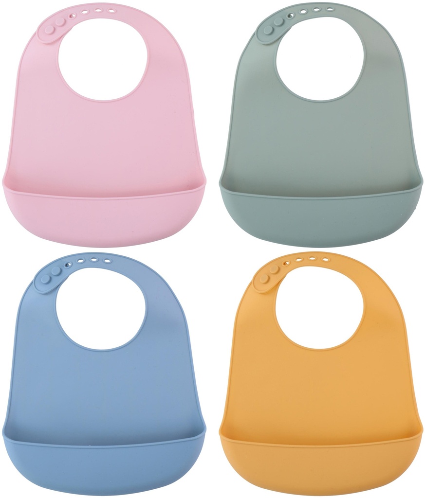 Baby Bib With Food Catcher Pocket