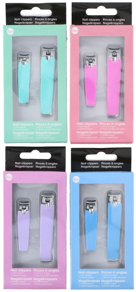 Nail Clipper with Rubber Grip 6/8cm