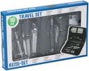 Manicure Set With 10 Grooming Tools Pouch