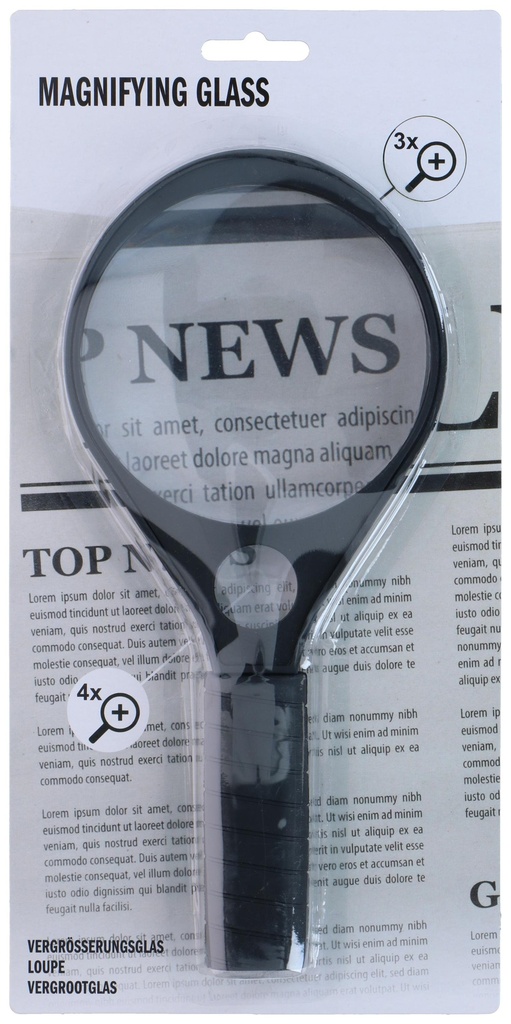 [871125230145] Magnifying Glass 3x/4x Magnification 24.5x11.5x1.5