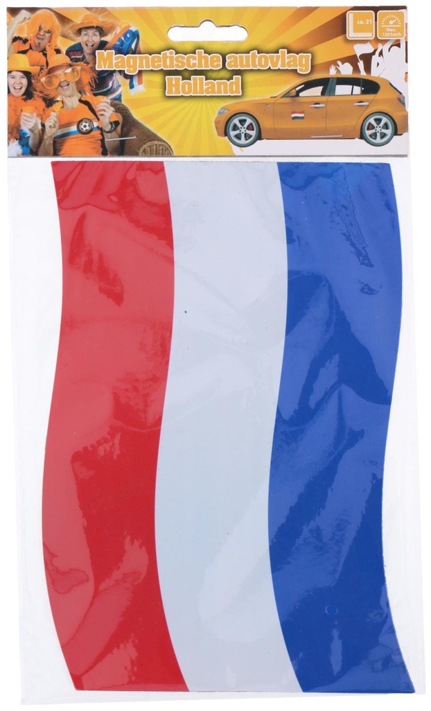 Magnetic Car Flag Netherlands 21x15cm