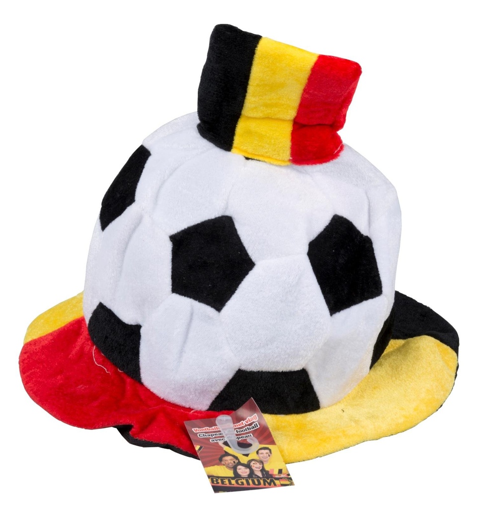[871125279716] Football Hat with Belgian Flag