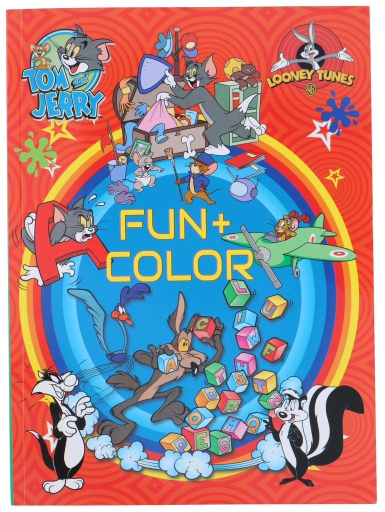 Colouring Book Warner Bros 240 Pages A4