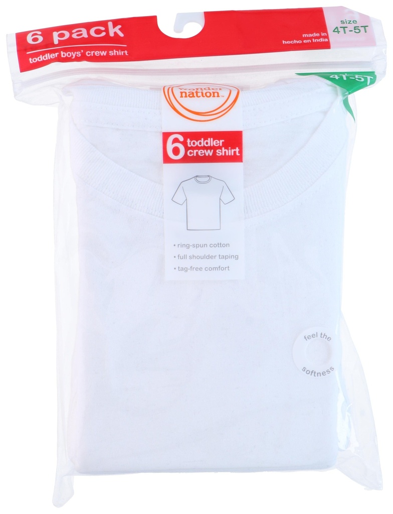 Toddler Boys Crew Shirt 6pcs