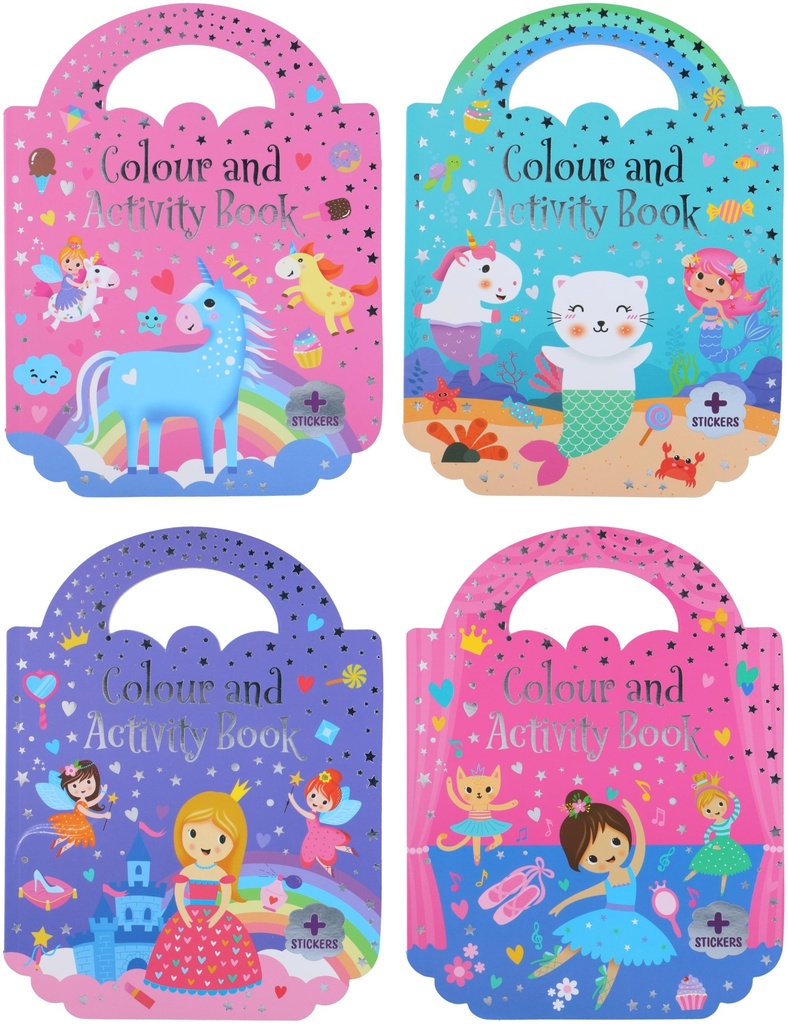 [871185110609] Colour and Activity Book with Stickers