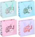 Baby Gift Bag Elephant 25x25cm