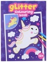 Glitter Colouring Book 4 assorted