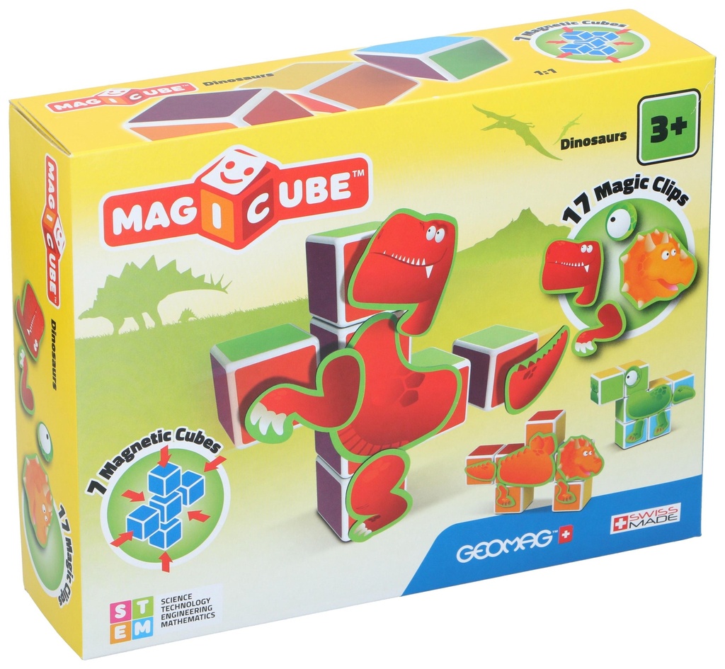 [1087177200141] Magnetic Dinosaur Puzzle 24 Pieces