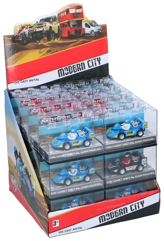 Die cast metal car models