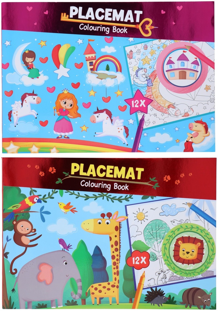 Colouring Book Placemat 30x42cm