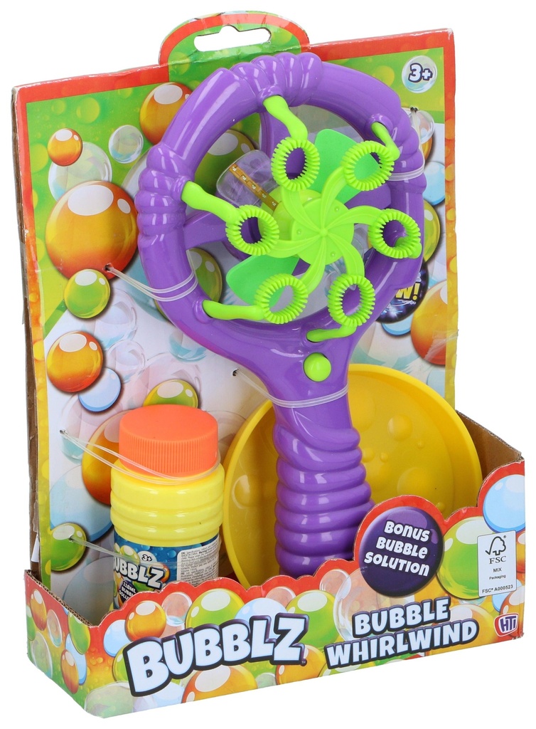 Bubble Whirlwind Toy with Solution