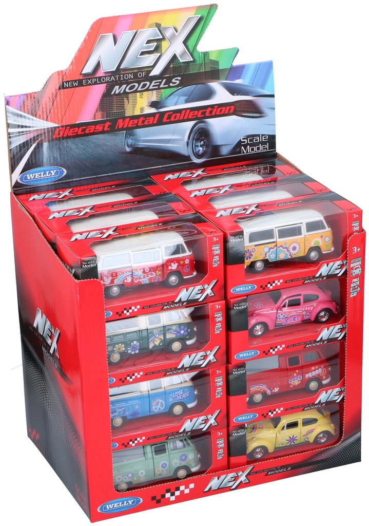 Hippie Pull Back Toy Car