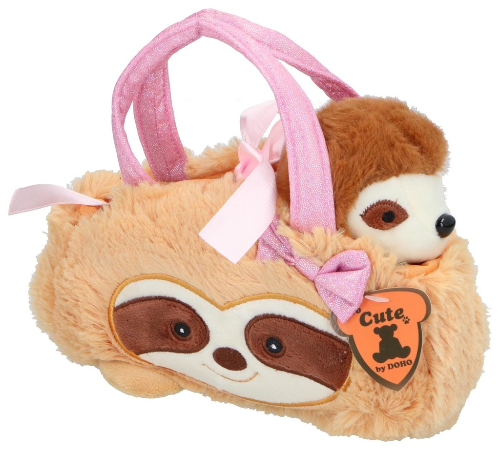 [542002433771] Plush Sloth Handbag 18cm