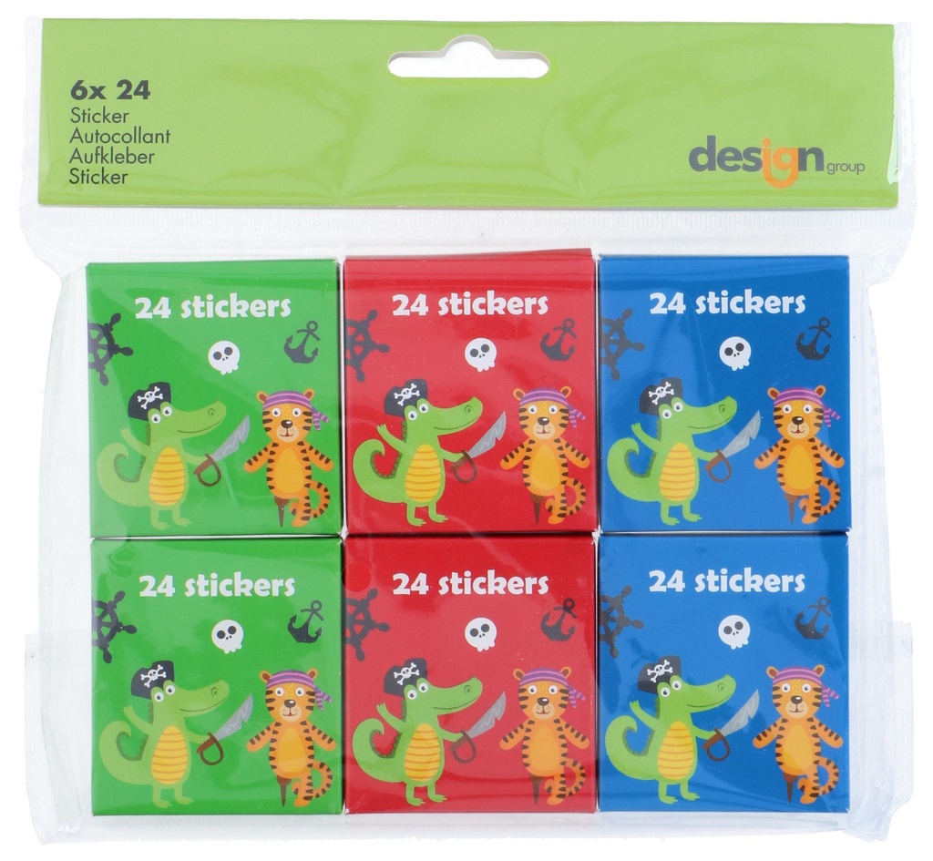 Sticker Box Boys Animal Motif