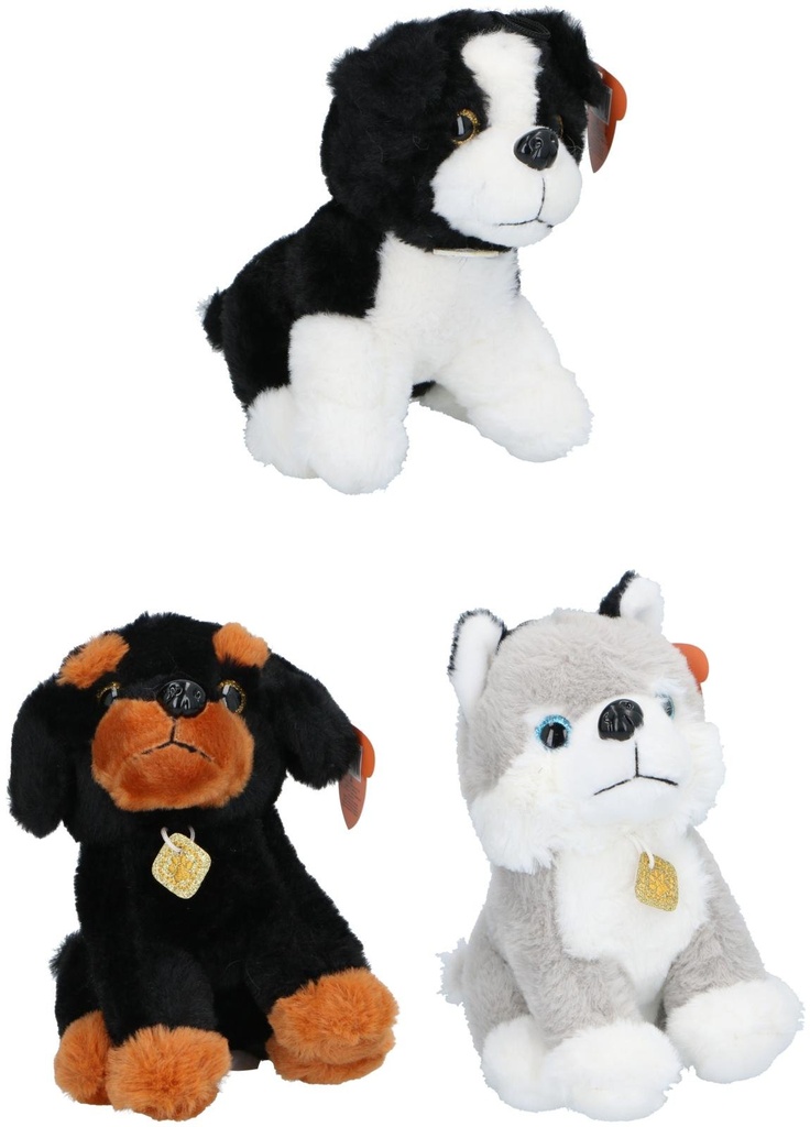 Plush Dog 20cm Glitter Paws
