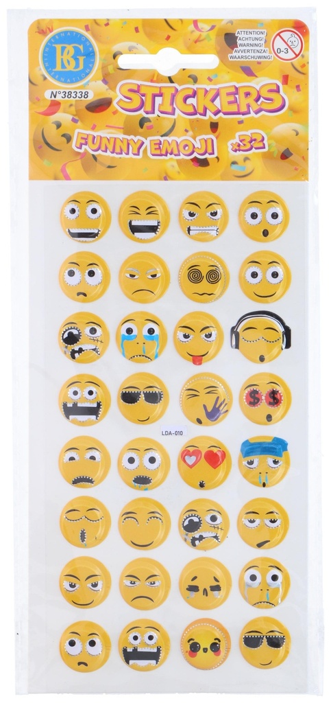 Funny Emoji Stickers 32pcs