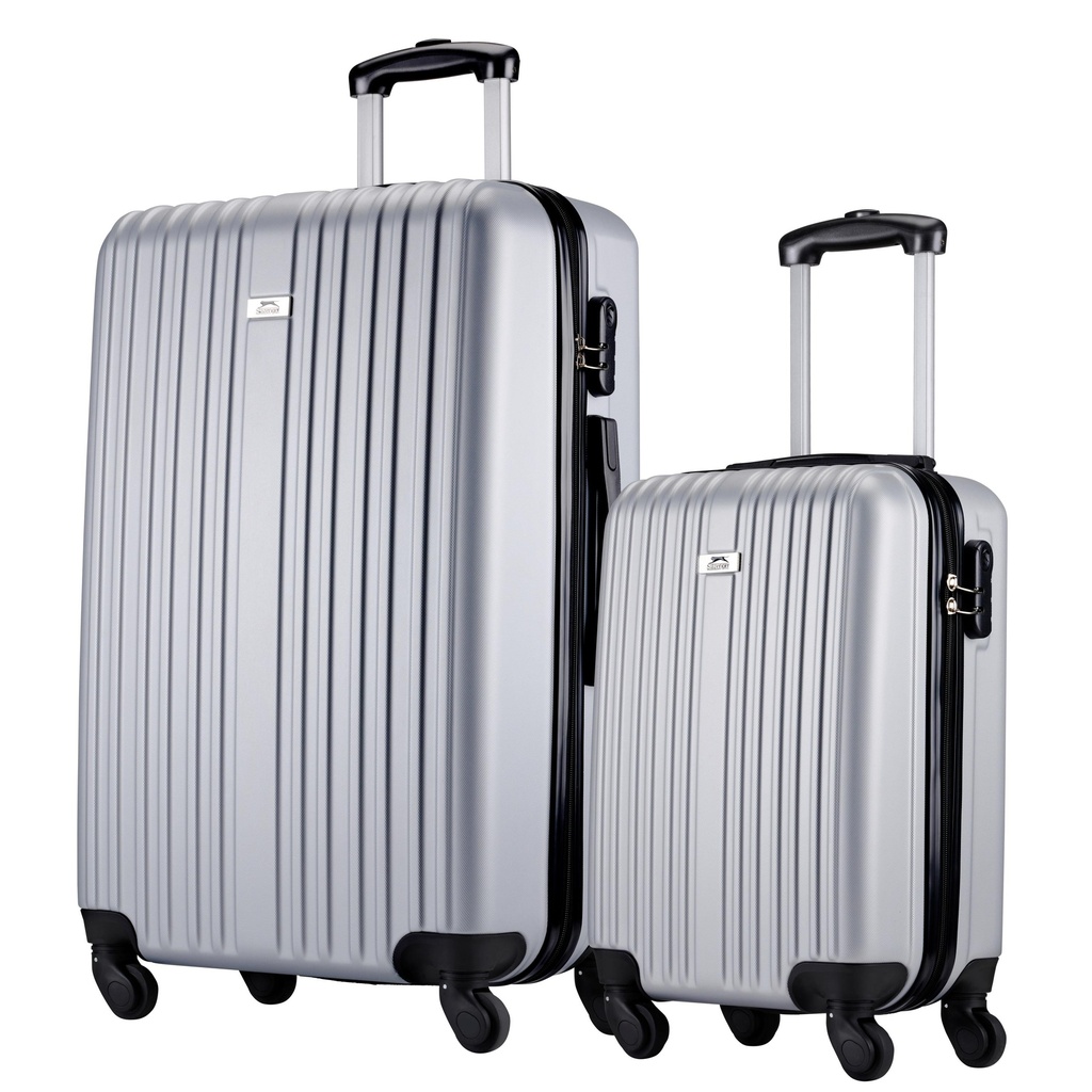 SLAZENGER Trolley Set 18/26 Inch Silver With Lock