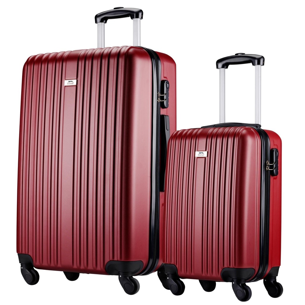 [871125224729] SLAZENGER Trolley Set 18/26 Inch Red With Lock