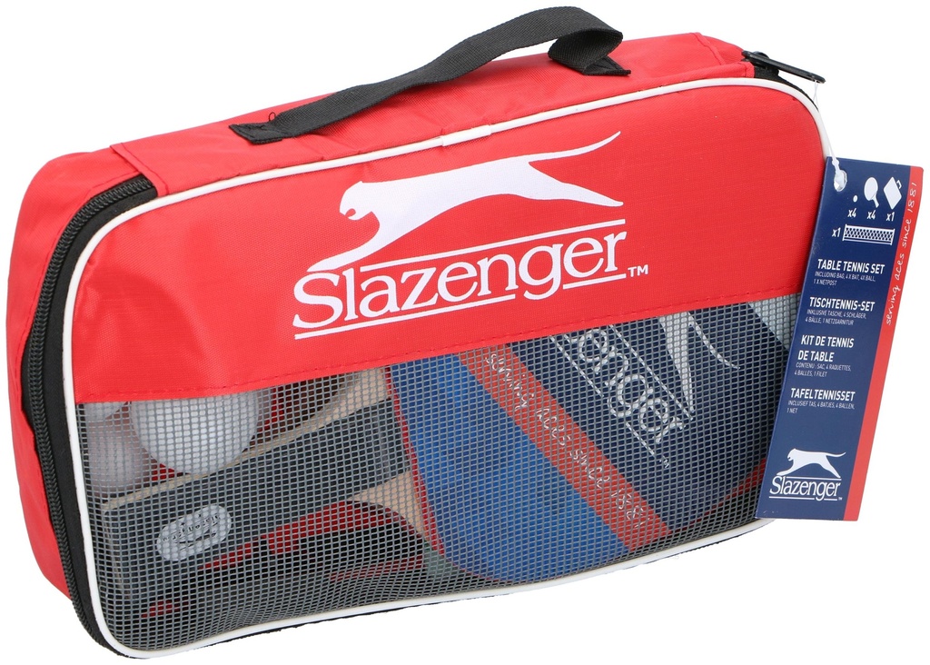 SLAZENGER Table Tennis Set with Carry Bag