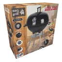 LONESTAR Round BBQ Grill With Lid And Handle 45x60cm
