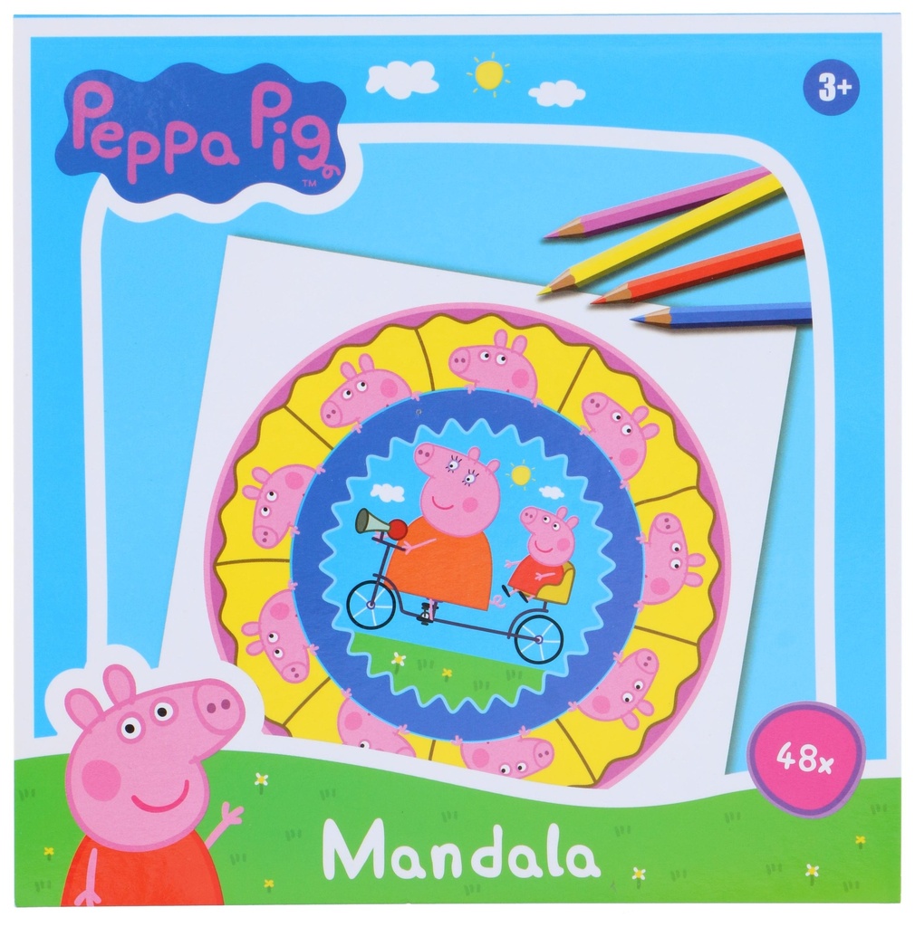 HASBRO Colouring Book Mandala Peppa Pig