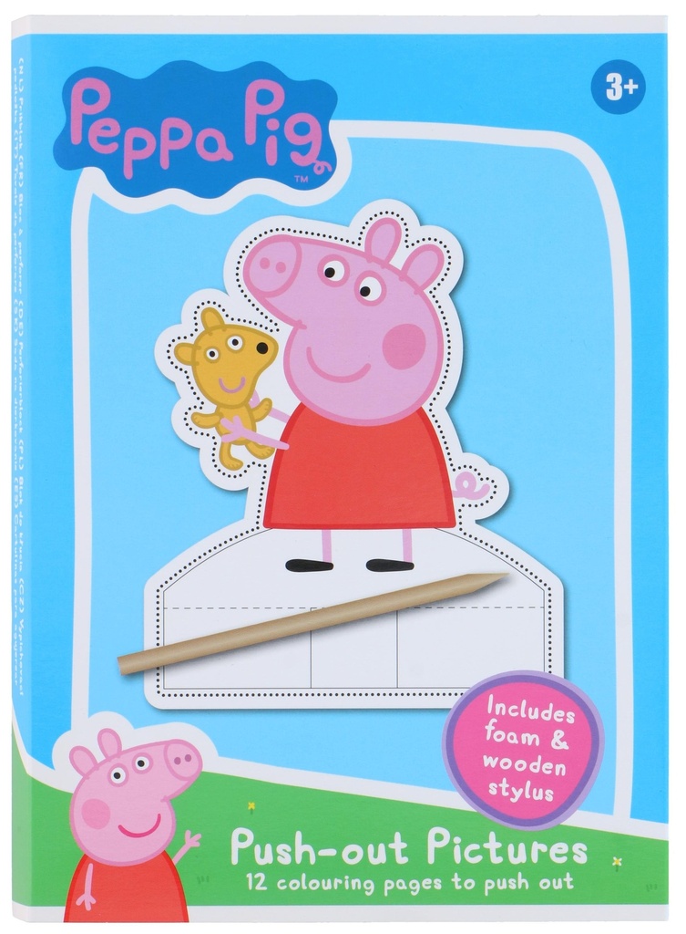 HASBRO Peppa Pig Push-out Pictures 21x15cm