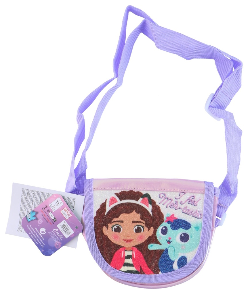 GABBY'S DOLLHOUSE Children's Cartoon Purple Shoulder Bag