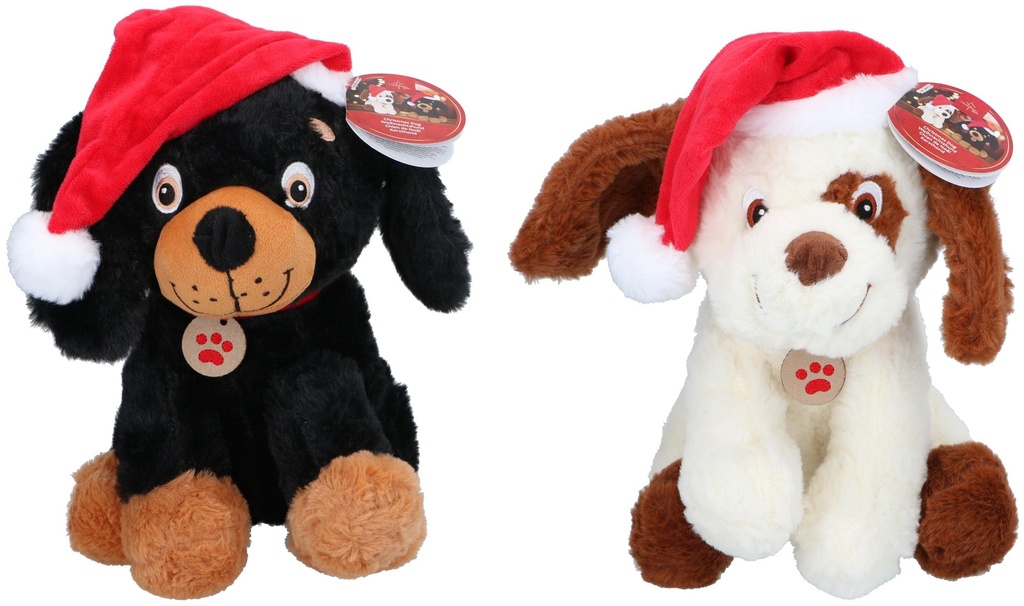 CHRISTMAS GIFTS Plush Christmas Dog 26cm