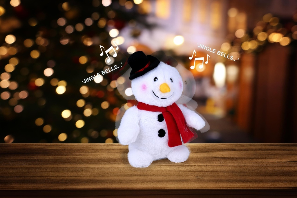 CHRISTMAS GIFTS Dancing Snowman 25cm Battery Operated