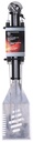 BBQ COLLECTION BBQ Tools Spatula Tongs Skewers Black Handle