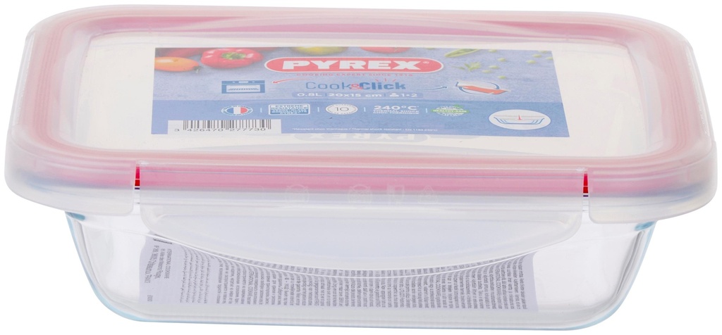 PYREX Food Container With Lid 800ml